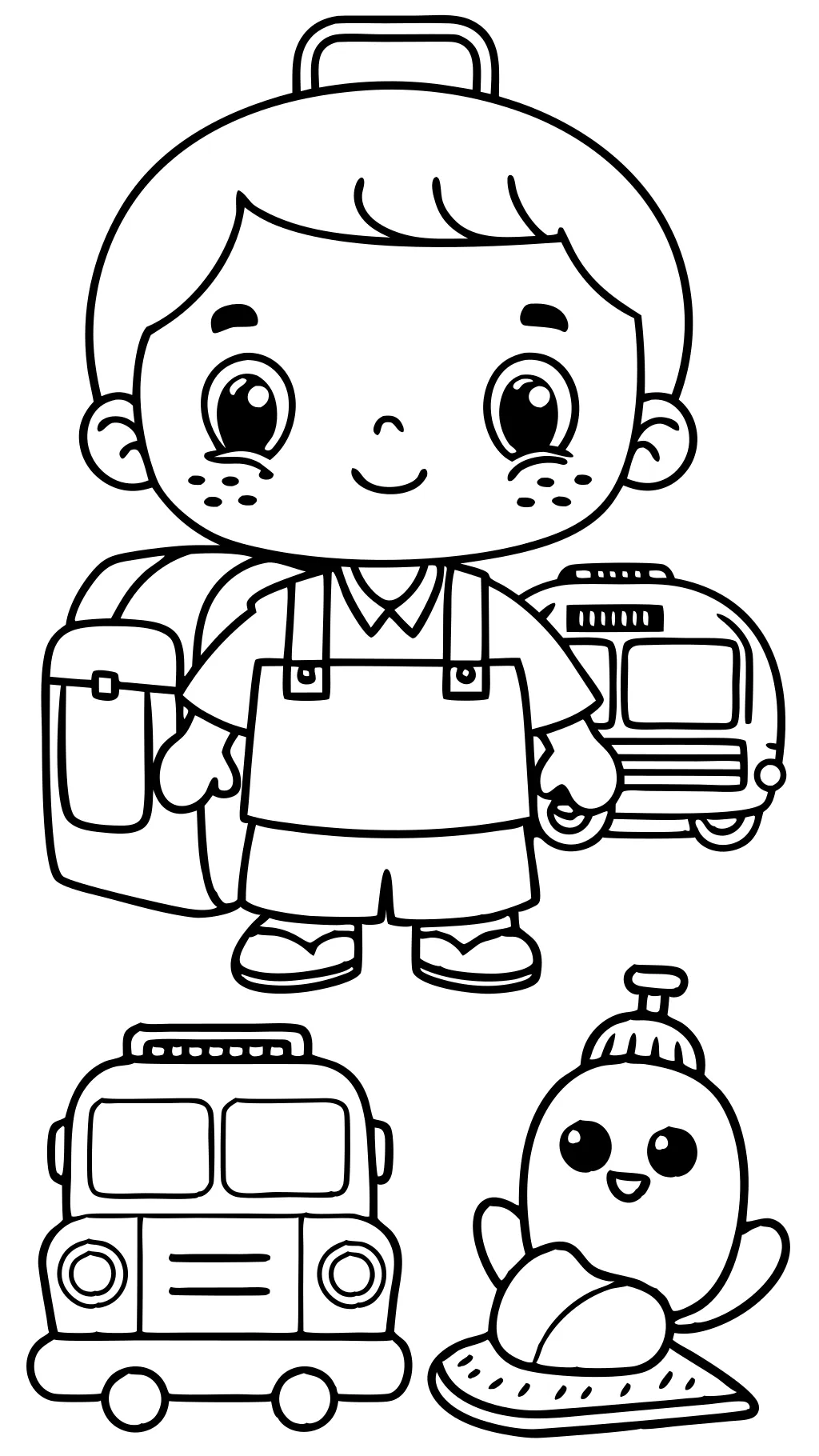 coloring pages back to school